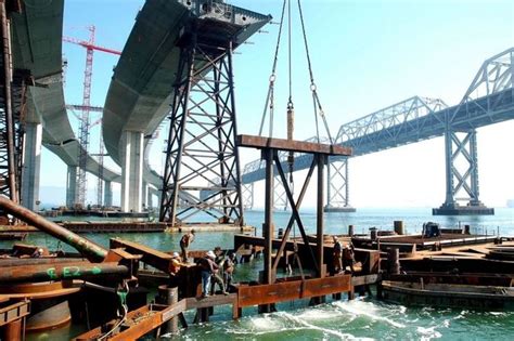 Incredible Photos from the Construction Site of the New Bay Bridge ...