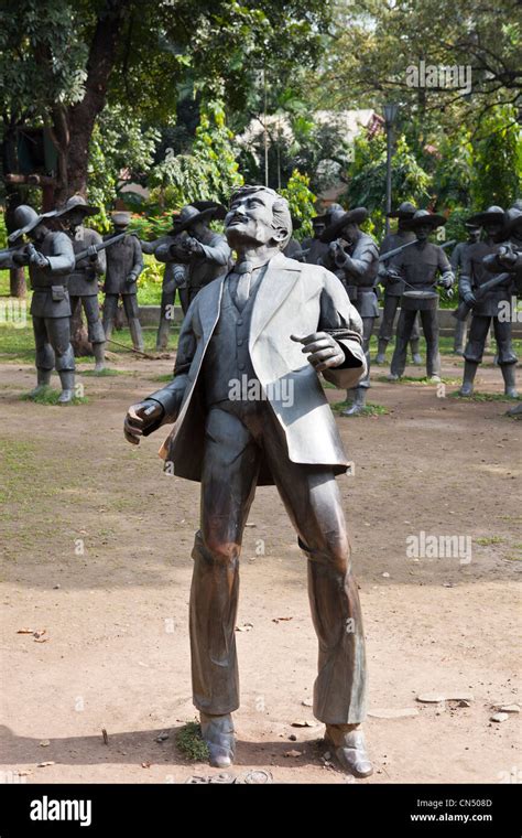 Philippines, Luzon island, Manila, Ermita district, Rizal park, site of the execution of Jose ...