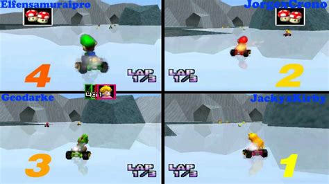 [HD] Mario Kart 64 Multiplayer (Gameplay) Problemas tecnicos - YouTube