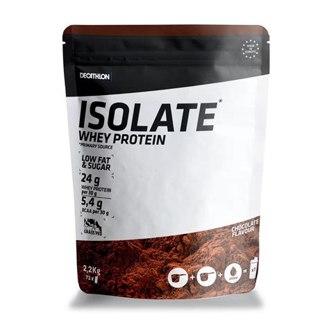 Whey Protein Isolate 2.2 kg - Chocolate | Domyos by Decathlon