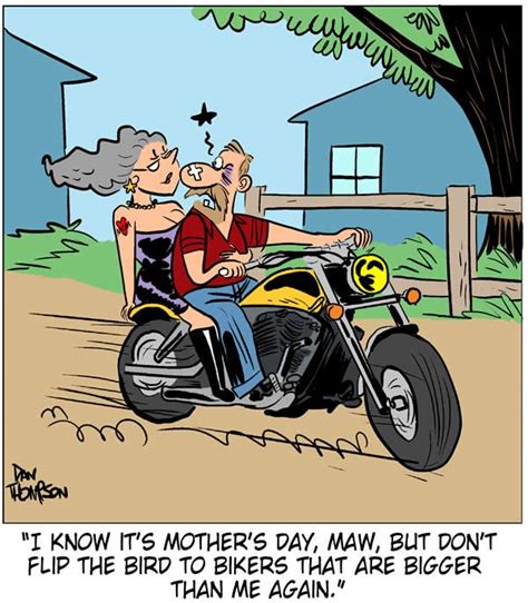 Here is the new On The Biker Side Cartoon for May, we hope you enjoy it ...