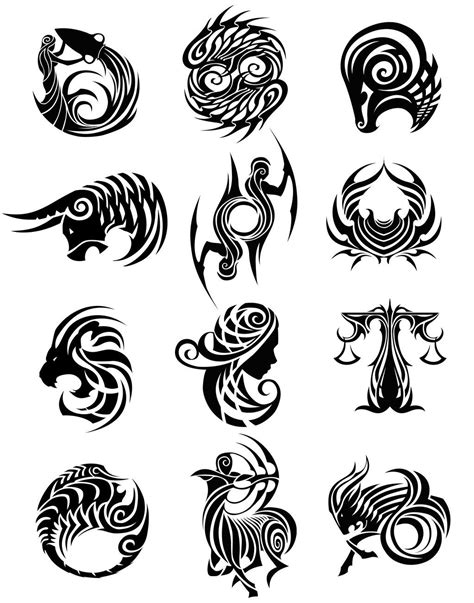 Signos | Dibujos-t | Signos zodiacales tatuajes, Tatuajes del zodiaco y ...