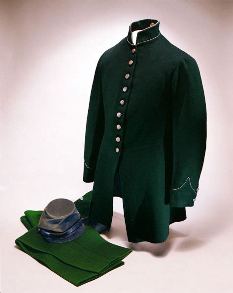 Uniform coat and hat of Berdan's sharpshooter