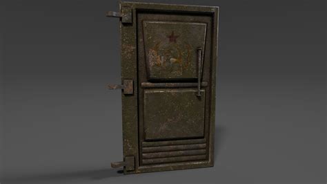 ArtStation - Bunker Door & Frame