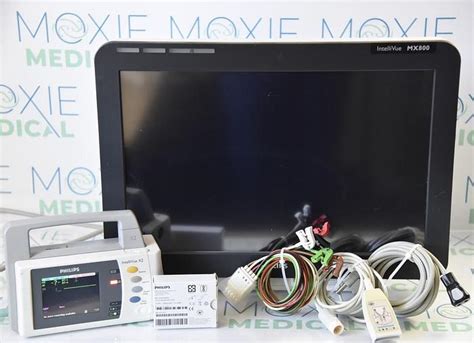 Used PHILIPS INTELLIVUE MX800 WITH INTELLIVUE X2 PATIENT MODULE AND ACCESSORIES for Sale at Moxie...