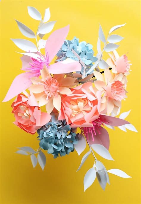 DIY Paper Flower Bouquet for Spring | The Pretty Life Girls