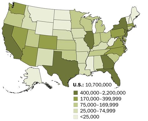 North Carolina Population Density Map