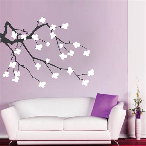 Cherry Blossom Branch Wall Decal | Trendy Wall Designs