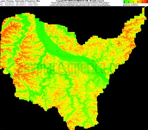 Free Lewis County, Kentucky Topo Maps & Elevations