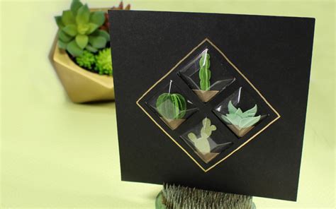 Mini Succulent Terrarium | Inspired by crafters for crafters