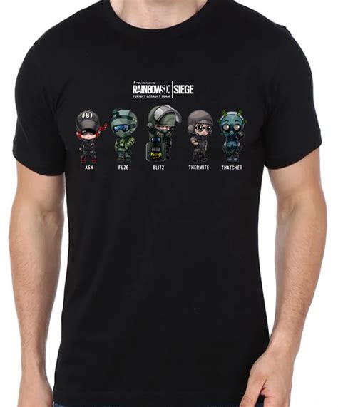 Tom Clancy's Rainbow Six Siege summer cotton short sleeve tee t shirt ...