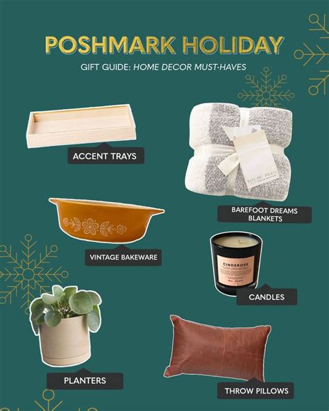 Poshmark Holiday Gift Guide 2020 - | Holiday gift guide, Gifts, Decor gifts