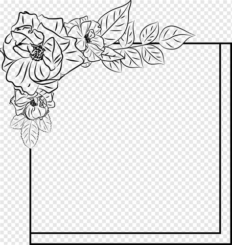 Border, Liner, Frame, Flowers Frame, Flowers, Frame Border, Border Page, Decoration, Floral, png ...