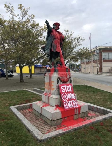 christopher columbus statue removed st louis missori - Google Search in ...