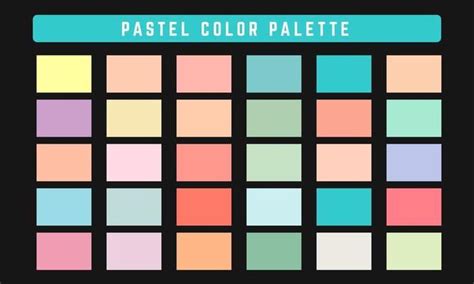 Pastel Color Palette Vector Art, Icons, and Graphics for Free Download