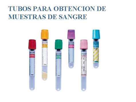 TUBOS PARA OBTENCION DE MUESTRAS DE SANGRE Hemograma