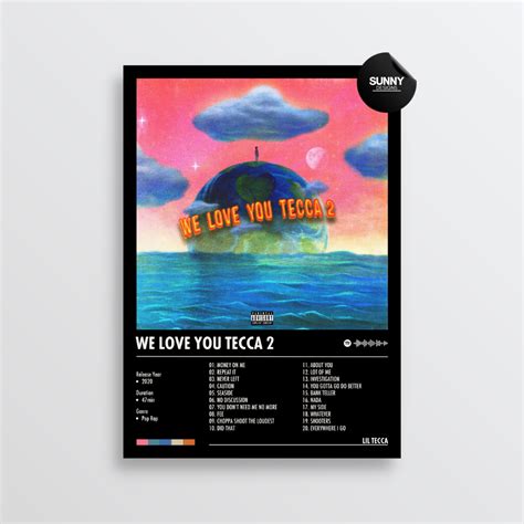 Lil Tecca - We Love You Tecca 2 | Album Cover Poster – Sunny Designs Posters