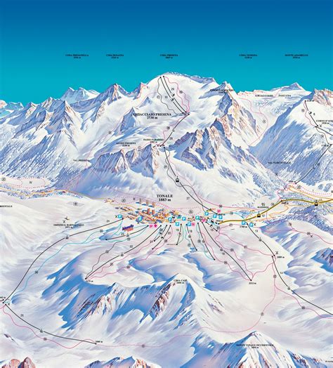 Passo Tonale Ski Map - skiflicks.com