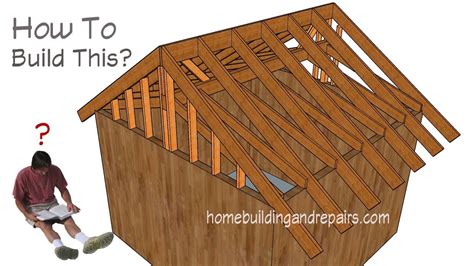 How To Build Roof And Ceiling With Two Different Pitches - Conventional Framing