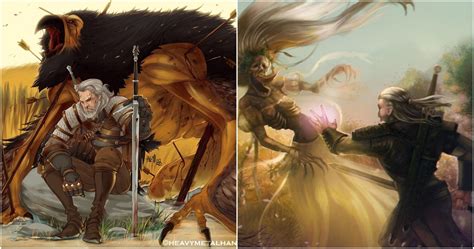 Witcher Monsters: 10 Pieces Of Fanart That Are Scary & Stunning