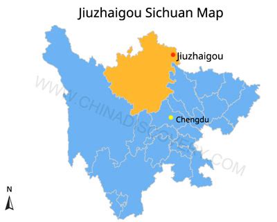 Jiuzhaigou Travel Maps & Huanglong Travel Map