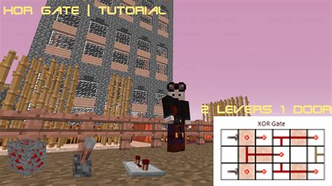 Tutorial | MineCraft | XOR Gate | Easy! - YouTube