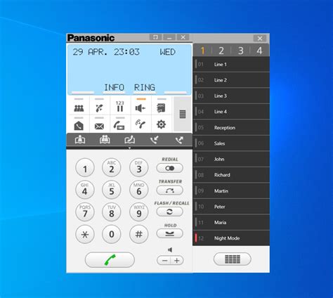 Panasonic IP Softphone for Microsoft Windows - SystemNet Communications Ltd.