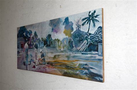 La Vigie 2 (Haiti, volcano) Painting by Uwe Wenzel | Saatchi Art