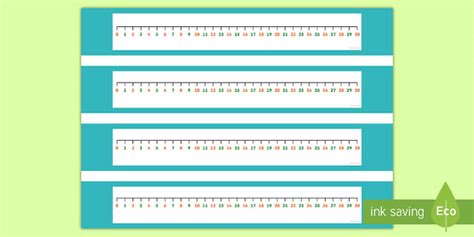 Printable Number Line to 30 | Math Resources | Twinkl USA