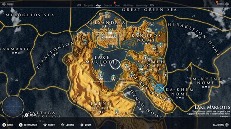 Assassins Creed Origins World Map - Maping Resources