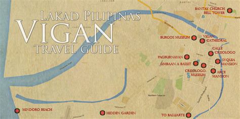 Vigan Philippines Map