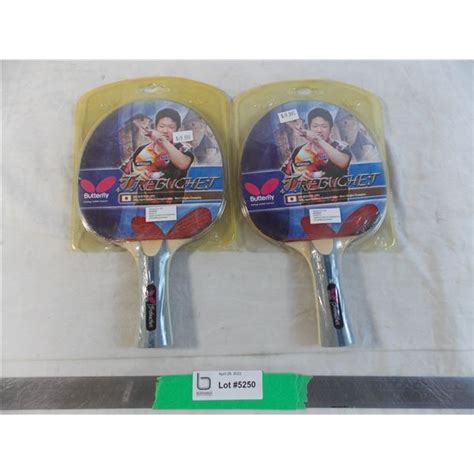 Butterfly professional ping pong paddles - new (sealed) - Bodnarus Auctioneering