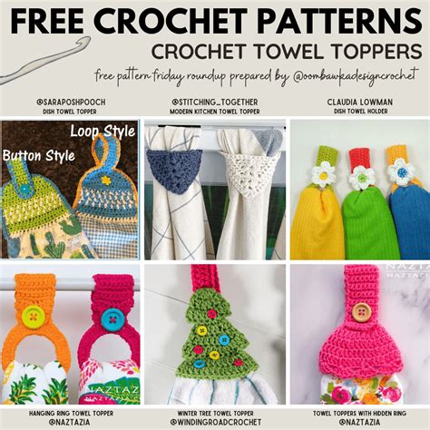 20+ Free Crochet Towel Topper Patterns: Perfect for Gifts & Craft Fairs