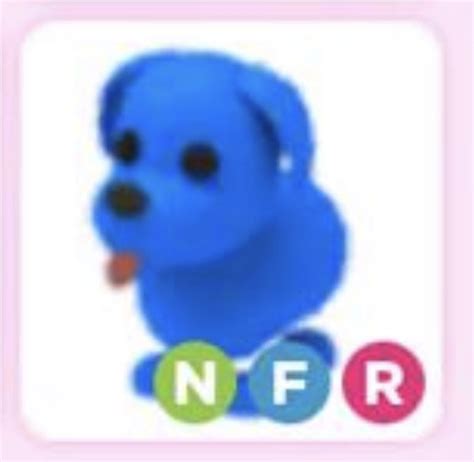 NFR Blue Dog - Roblox adopt me pets, Video Gaming, Gaming Accessories ...