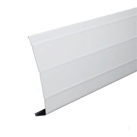 Amerimax Home Products Commercial 144 in. x 6 in. x 12 ft. White Aluminum Fascia Trim-77223 ...