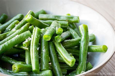 Microwave Green Beans | Love Food Not Cooking