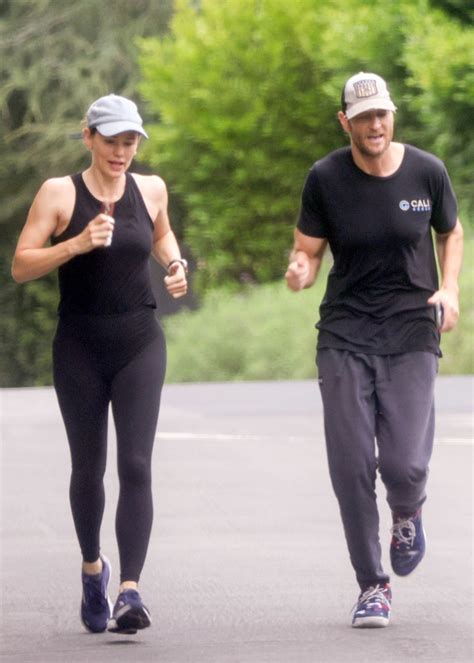 Jennifer Garner and John Miller Jog in Brentwood 08/14/2023 • CelebMafia