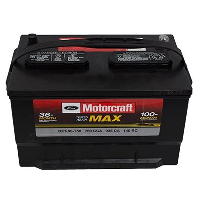 1996-2019 Ford Battery BXT-65-750 | Genuine Ford Auto Parts