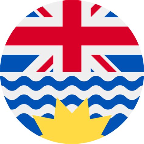 British columbia Flags Rounded icon