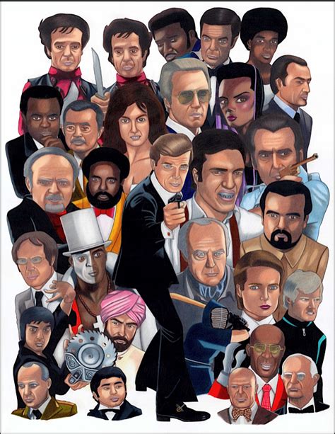 Bond Villains of the Roger Moore Era by DixieKong86 on DeviantArt