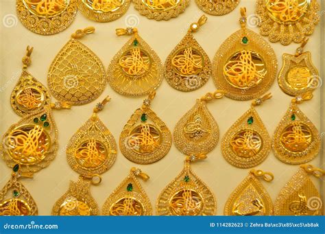 Jewelry Store in Grand Bazaar in Istanbul Stock Image - Image of golden ...