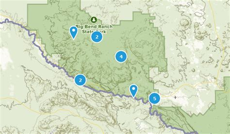 Big Bend State Park Map - Maps For You