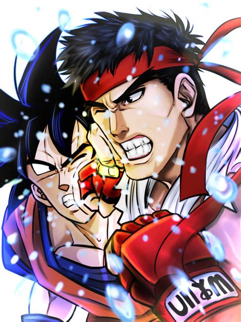 RYU VS GOKU by Penzoom on DeviantArt