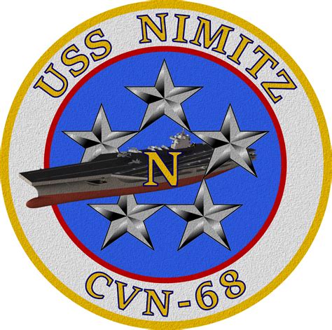 USS Nimitz CVN-68 Ship's Insignia Patch by viperaviator on DeviantArt
