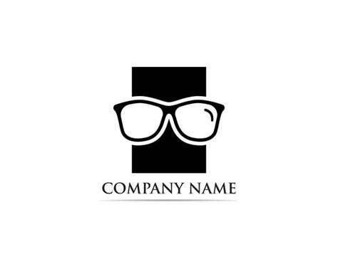 Glasses Logo Design vector 623259 Vector Art at Vecteezy