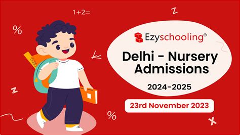 DoE Announces Schedule for Delhi Nursery Admission