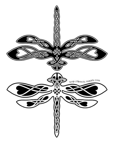 Celtic Knotwork Dragonfly by lkrecic on DeviantArt