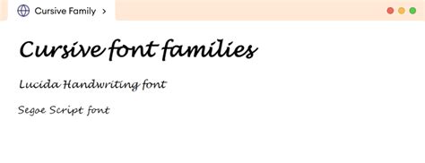 CSS Font Family (With Examples)