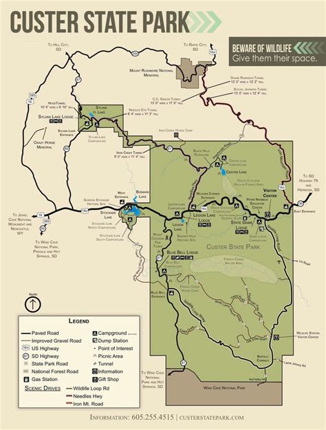 Custer State Park - Maplets Within Custer State Park Map - Printable Map