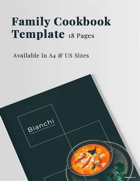 Family Cookbook Template - Word | InDesign | Apple Pages | Publisher - Download